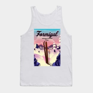 Formigal ski poster. Tank Top